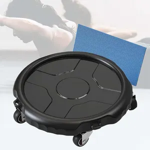 Innstar 4 Wheels Abdominal Trainer Roller Disc Muscle Training Core Trainer Body Building Rotation Wheels Ab Exercise