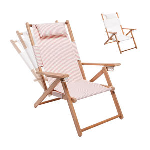 Custom Designed Luxury Portable Folding Moon <strong>Chair</strong> for <strong>Tommy</strong> <strong>Bahama</strong> Colorful Oxford <strong>Beach</strong> <strong>Chair</strong> for Camping Parks Wooden Outdoor - Product Image 1