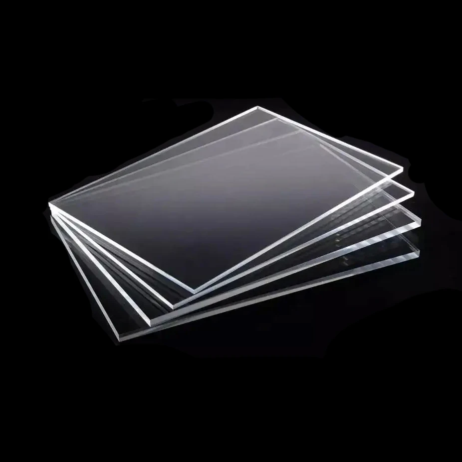 clear cast acrylic sheet resist UV protection design custom printing 3mm 5mm 6mm 7mm 8mm laser cutting to size plexiglass sheet