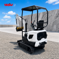 Mini-excavatrice diesel neuve haute puissance pour travaux ruraux, avec moteur EPA, 1,6 tonne, 1,8 tonne, prix super réduits