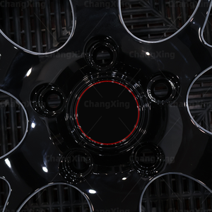 ล้ออัลลอยด์อะลูมิเนียมฟอร์จ ขอบสีดำเงา ขอบกัดลาย ขนาด 17x4.5J ET 0 PCD 5x120.65 CB 70.5 สำหรับรถเชฟโรเลต คอร์เวทท์ - Product Image 5