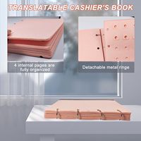 Feutre Bijoux Organisateur Livre Rose Feutre De Stockage Livre Broche Titulaire Page-Flip Pin Présentoir pour Pin Badge Bijoux Collier