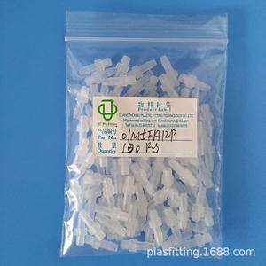 Connecteur plastique droit traversant fileté M5 de haute qualité, raccord rapide Pagoda pour eau/essence, usage médical - Product Image 5