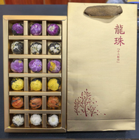 Thé en forme d'œuf fleuri fait main, thé parfumé chinois, thé naturel pour la santé, Dragon Ball 140g, emballage en boîte cadeau
