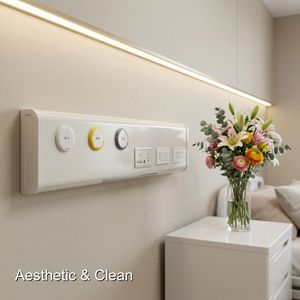 Quando la affidabilità è essenziale, scegli l'unità di testa letto ospedaliera Keling Medical. - Product Image 3