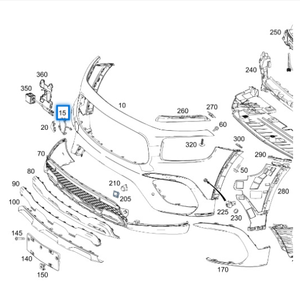 2478857700 adatto per la copertura del rimorchio del paraurti anteriore della <span class=keywords><strong>Mercedes</strong></span> Benz <span class=keywords><strong>GLB</strong></span> W247 - Product Image 4