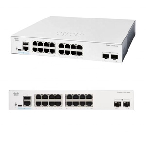 For Cisco <b>Catalyst</b> C1200 16T 2G Gigabit Switch Original Package 16 Ports Ethernet with 1-Year Warranty Supports SNMP and QoS - Product Image 1