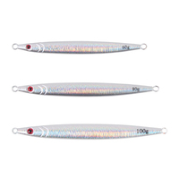 Umpan Pancing Logam Timbal Hessen 60g-100g, Jig Tenggelam Bercahaya, Umpan Buatan Keras untuk Memancing Ikan Salmon, Ikan Kerapu & Penggunaan di Danau