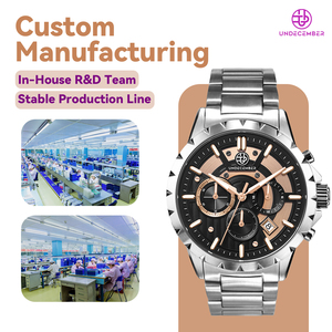 Reloj Deportivo Undecember con Logotipo Personalizado, Resistente al Agua, Cronógrafo, Reloj de Cuarzo, Reloj de Pulsera Personalizado para Hombre - Product Image 1