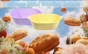 Boîte de levage pliable en silicone pour pâte à <span class=keywords><strong>pain</strong></span> au <span class=keywords><strong>levain</strong></span>, compatible four, pour la fabrication de <span class=keywords><strong>pain</strong></span> artisanal, pour boulangers professionnels et amateurs - Product Image 5