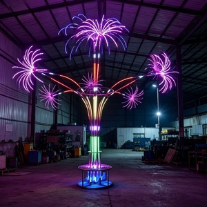 Arbre lumineux LED extérieur personnalisé pour feux d'artifice, étanche IP65, décoration commerciale <span class=keywords><strong>de</strong></span> Noë<span class=keywords><strong>l</strong></span> et <span class=keywords><strong>de</strong></span> festivals avec <span class=keywords><strong>couleurs</strong></span> RVB, en acier inoxydable - Product Image 5