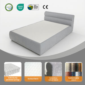 Unisofa moderno pacchetto sottovuoto a compressione per venditori caldi in schiuma di lusso in velluto Set modulare per camera da letto letto letto morbido - Product Image 3