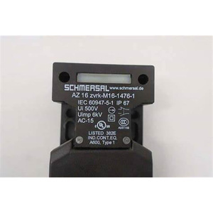 สวิตช์นิรภัยแบบอินเตอร์ล็อค Schmersal AZ16-ZVRK-M16 รุ่นดั้งเดิม |   มาตรฐาน IP67 |   สำหรับการป้องกันเครื่องจักรและการตรวจสอบประตูนิรภัย - Product Image 5