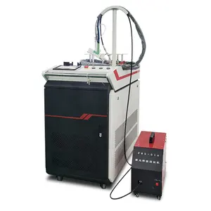 Mesin las serat Laser otomatis, 1000W 1500W mesin solder Laser 2000w untuk logam baja tahan karat karbon aluminium