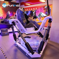 Simulateur de course F1, chaise de jeu d'arcade, machine de course VR 9D, voiture de course d'intérieur
