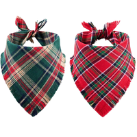 Accessoires pour animaux de compagnie, luxe, en gros, impression personnalisée, logo, bandana personnalisé pour chat, écharpe pour chien