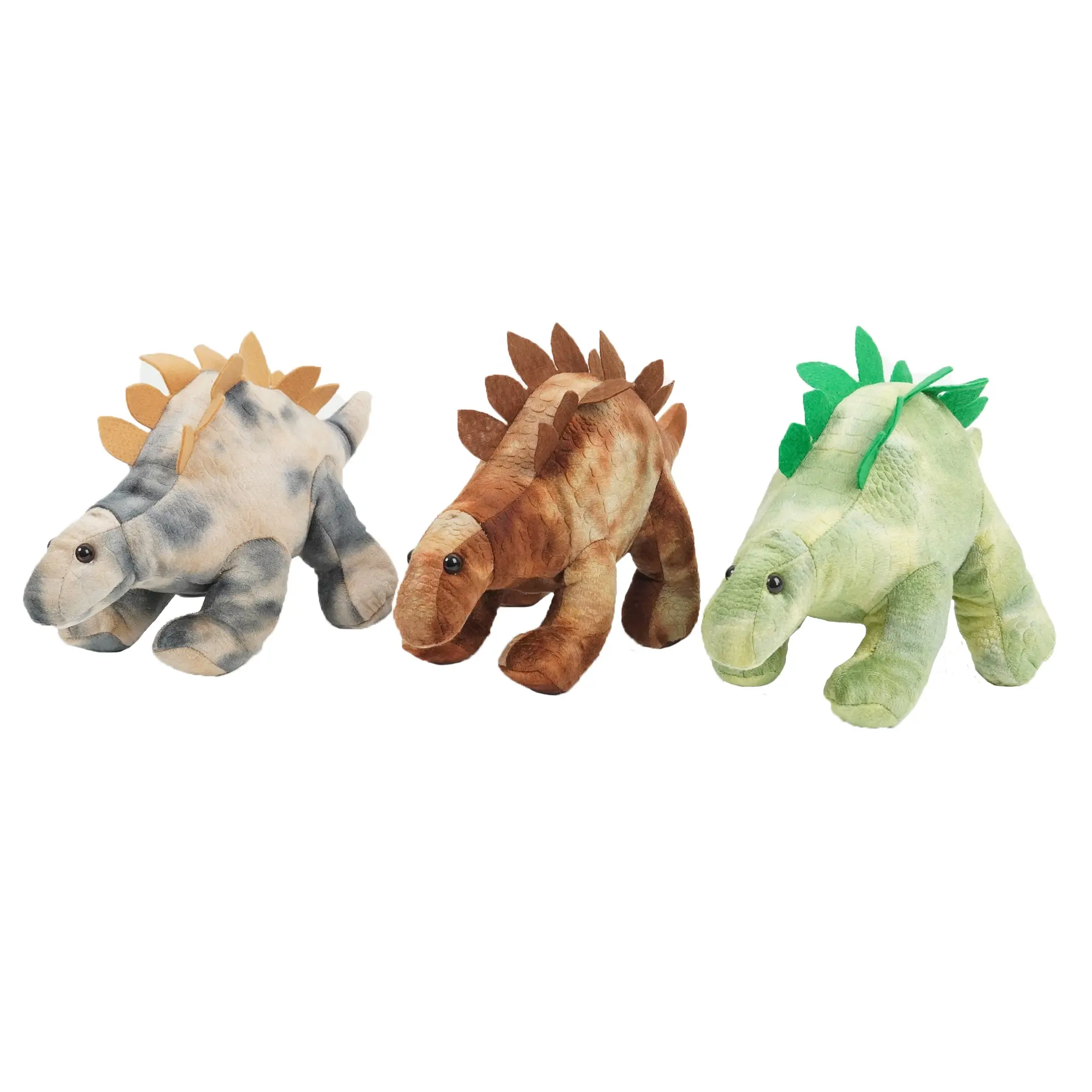 ของเล่นตุ๊กตาเตโกซอรัสสำหรับเด็ก,ตุ๊กตาสัตว์ยัดไส้ไดโนเสาร์ยัดนุ่น