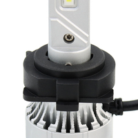 Ampoule de phare de voiture LANSEKO H7 6000LM pour Mazda CX5 CX7 GEELY Vision Global Hawk Plug and Play LED Remplace la lampe halogène