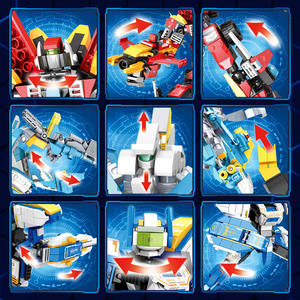 Ensemble de blocs de construction Woma <span class=keywords><strong>Mech</strong></span> Jouet robot transformant pour <span class=keywords><strong>Mech</strong></span> <span class=keywords><strong>Warrior</strong></span> Assembler une déformation combinée (C0406/C0407/C0408) - Product Image 3