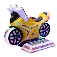 Jeux à pièces pour enfants Machine de jeu d'équitation pour enfants Swing Car Dynaic Moto Vélo Arcade Game Machine Kiddie Ride