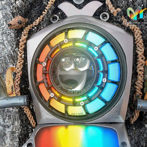 1997-2017 faro LED para Jeep Wrangler JK TJ LJ CJ <span class=keywords><strong>Sahara</strong></span> Sport Rubicon Polo VW Mini H2 nuevo 7 pulgadas RGB Halo Angel Eyes - Product Image 3