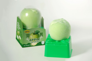 Trung Quốc Halal chứng nhận thực phẩm Apple <span class=keywords><strong>Fruit</strong></span> Ice Cream 3D Shape Apple hương vị Snack Kem - Product Image 2