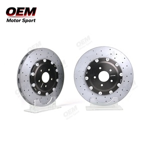 Kit de Discos de Freno de Cerámica de Carbono OEM MOTOR SPORT para GT-R R35 (Acabado Amarillo) - Mejora de Carreras Delantera y Trasera con 1 Año de Garantía - Product Image 4