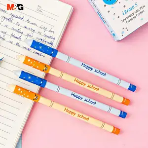 M & G 고정 도매 멋진 스타일 귀여운 Kawaii 동물 열 건조 지우기 잉크 다채로운 지울 젤 펜
