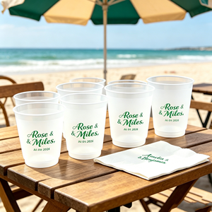 Vasos Desechables de PP de 350 ml (8 oz) con Logotipo Personalizado, Vasos Transparentes de Plástico para Llevar con Sellado Térmico para Batidos, Té Boba, 90 mm de Diámetro, para Banquetes - Product Image 1