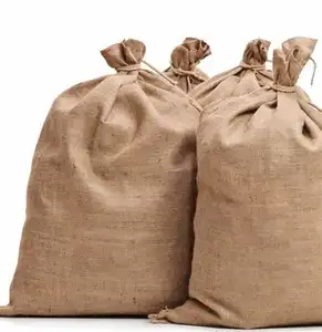 Natural Jute Gunny Burlap Hessian Sack 100KG Jute Coffee Sacks Food Bag Burlap Sack For Cocoa