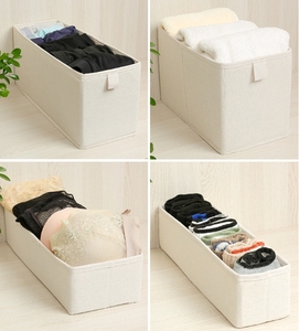 Foldable Fabric Wardrobe Drawer Closet Divider <b>Cubes</b> Containers Drawer Organiser <b>Storage</b> Box for Underwear Clothes - Product Image 6