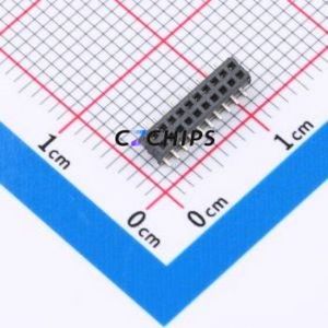 CLM-110-02-F-D-A Pin Socket SMD,P=1mm Connector ( Pitch: 1mm )( Row Spacing: 1mm )( Round Hole / Square Hole: Square Hole ) - Product Image 1