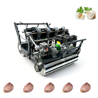 Promotion : Planteuse d'ail autotractée à essence 4/5 rangs, semoir vertical pour l'ail, idéale pour la ferme