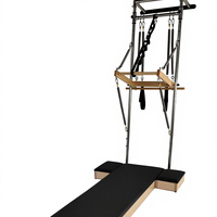 Équipement d'exercice Pilates en bois d'érable, support nuage - Portable, réglable et écologique