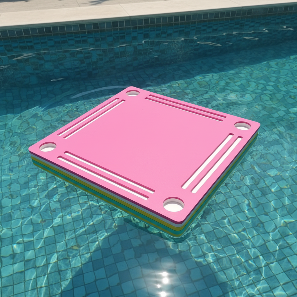 LXJLXD Table de mahjong flottante en mousse EVA flottante légère pour les fêtes de piscine Table en mousse EVA