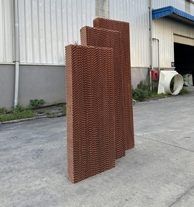 Free Sample Evaporative <b>Cooling</b> <b>Pad</b> 1500x600x150mm for Pig Farms Industry Plant Livestock Brown Color Factory Price - Product Image 1