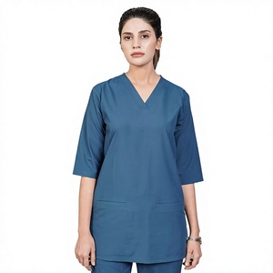 Meilleures ventes : Uniformes médicaux pour femmes, tenues d'infirmière d'hôpital en tissu extensible, logo personnalisé, fournisseur OEM en gros, usine - Product Image 1