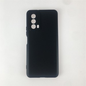 Fundas de TPU Mate al por Mayor del Fabricante, Funda Protectora Trasera Suave Esmerilada de Silicona para Teléfono Móvil Vivo <span class=keywords><strong>IQOO</strong></span> <span class=keywords><strong>Z5</strong></span> Negro - Product Image 2