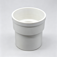 Tuyaux et raccords de drainage en UPVC 50-200 durables et légers pour hydroponie en serres, anti-corrosion, raccords de réduction, raccords de vidange