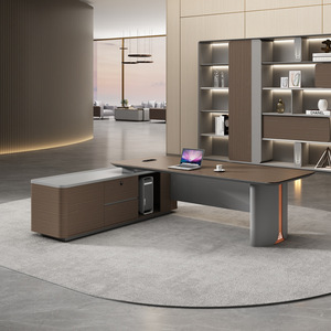 Modern Luxury Executive <b>Desk</b> and <b>Office</b> Reception Furniture - Product Image 2