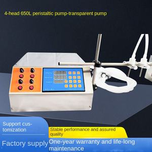 Máquina de Llenado Peristáltica GZL-<span class=keywords><strong>4</strong></span> de <span class=keywords><strong>4</strong></span> Cabezales y 650L para Aceites Esenciales, <span class=keywords><strong>Esencias</strong></span>, Líquidos y Pociones, Bomba Transparente - Product Image 2