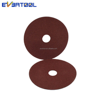 Disques abrasifs en fibre de résine à revêtement ouvert EVERTOOL en oxyde d'aluminium, disques en fibre vulcanisée pour l'acier et les métaux non ferreux