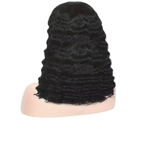 Perruque courte <span class=keywords><strong>bob</strong></span> en cheveux naturels, double densité, ondulée, avec dentelle frontale, pour le commerce international - Product Image 5