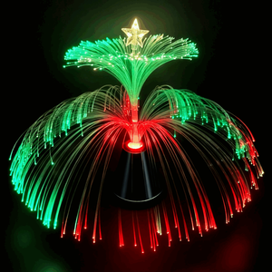 Kleurrijke Veranderende Led Fiber Dubbellaagse Kwallen Kerstboom Licht Decor Plastic Indoor Decoratie Slaapkamer Woonkamer - Product Image 3