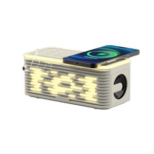 Sobes DK07 <b>Wireless</b> Speaker With Ambient <b>Lighting</b> White Noise Sleep Speaker <b>Wireless</b> Charging Subwoofer - Product Image 1