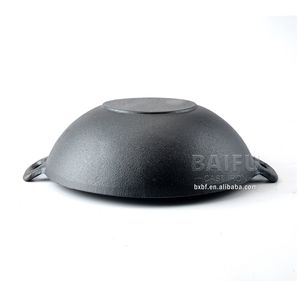 24 cm <span class=keywords><strong>31</strong></span> cm 37 cm Amazon Bases Pré-Assaisonné Fonte <span class=keywords><strong>Wok</strong></span> Pan Woks et Remuer Poêles à Frire avec boucle poignées Chinois Pow <span class=keywords><strong>Wok</strong></span> - Product Image 6