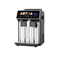Machine Commerciale 3-en-1 pour Fabrication de Glace, Granita et Distributeur d'Eau Froide 15KG/24H 110V/220V Automatique