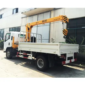 Camión Grúa con Pluma Telescópica, Sistema Hidráulico de 3.5t, Motor Dongfeng, BOB-LIFT SQ3.2SA2, Carga Nominal de 3.0T/3.2 Toneladas - Product Image 1