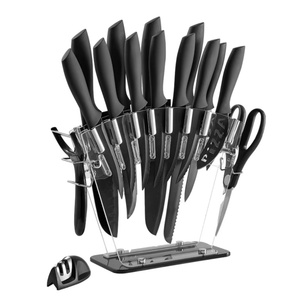 Professional Chef <b>Knife</b> <b>Set</b> Stainless Steel Kitchen <b>Knives</b> Sharpener Scissor Peeler Kitchen <b>Knife</b> <b>Set</b> for Cutting - Product Image 1