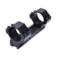 Accessoires pour lunette de visée : Anneaux de montage circulaires intégrés de 100 mm de long et 30 mm de profil haut, adaptateur pour base de lunette de 11 mm, pour la chasse